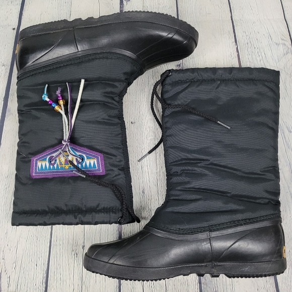 SOREL | vintage Native American bird eagle design pull-on snow winter boots - Picture 2 of 9